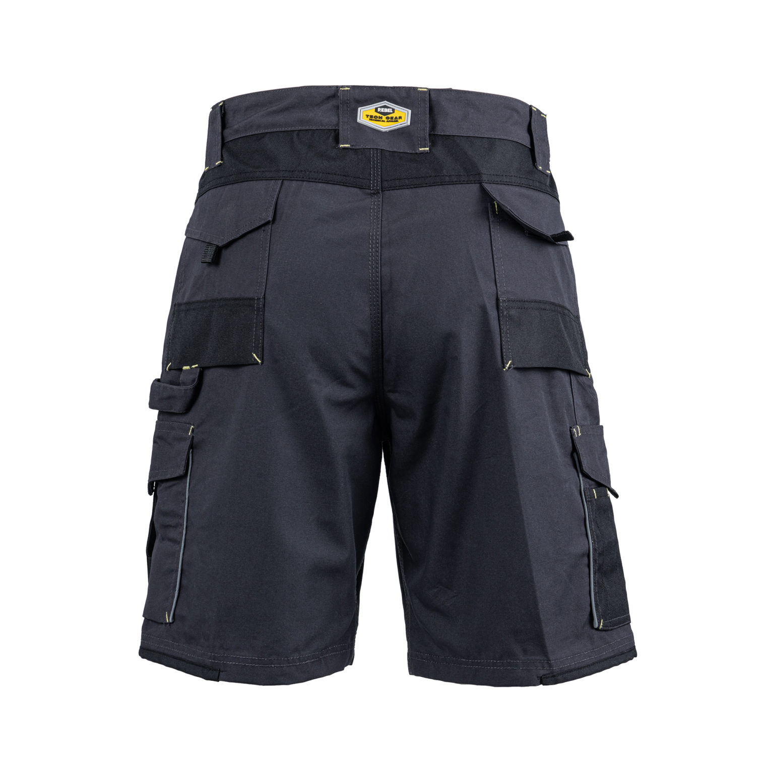 REBEL Tech Gear Shorts Gun Metal Grey - Image 4